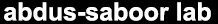 Abdus-Saboor Lab Logo